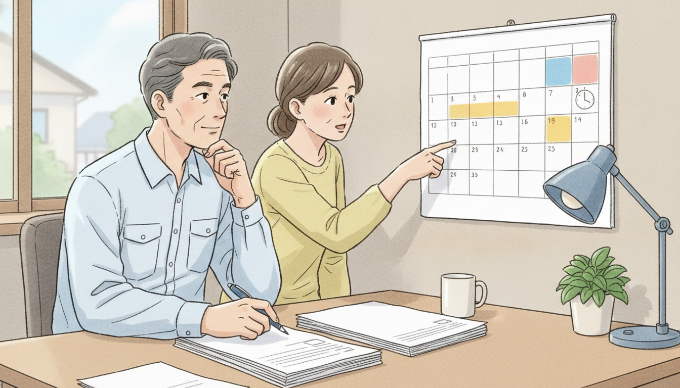 更新申請のスケジュール:いつからいつまでに出すか